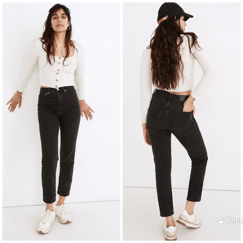 Madewell- Classic straight jeans in lunar wash